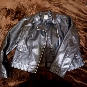 Faux leather jacket